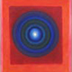 Centrum, röd, akrylmålning 2009
