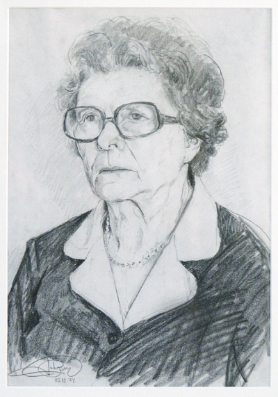 Mormor, blyerts 1974